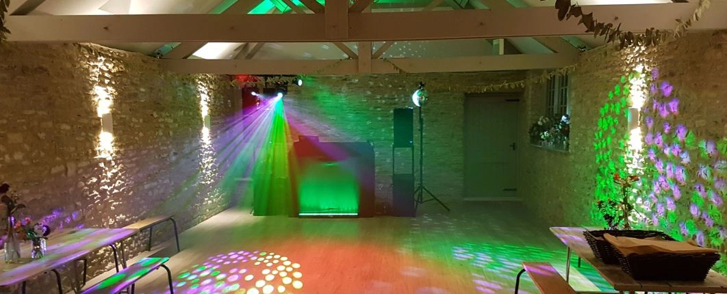 Silver Party in a barn